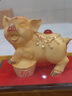 莫尼森  MOREISAN絨沙金小豬擺件工藝品生肖豬家居客廳酒柜裝飾品新居喬遷生日禮物 中號(hào) 富足安康 長(zhǎng)20.5寬13.5高25 曬單實(shí)拍圖