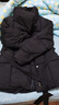 妙奕嘉棉服女秋冬季厚外套女款中長款黑色面包棉服2024新款棉襖棉衣 腰帶方格棉服【黑色】 M （建議110斤以下） 曬單實拍圖