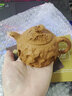 益工坊（YIGONGFANG） 全手工茶壺宜興紫砂壺靈芝供春壺（段泥）180cc 曬單實(shí)拍圖