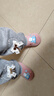 幼稚龍嬰兒地板鞋秋冬加絨加厚寶寶防滑鞋襪兒童居家學(xué)步鞋保暖防涼鞋 粉色 M碼【腳長(cháng)14cm】建議1.5-2.5歲 曬單實(shí)拍圖