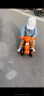 欣格儿童平衡车滑步车婴儿学步车1-3岁宝宝滑行车无脚踏单车溜溜扭扭车防侧翻四轮玩具2周岁礼物FD-6825橙色 实拍图