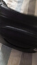 巴斯星人（BASIXINGREN）包包女2019軟皮小方包女斜挎包中年單肩包媽媽包水洗皮女包 黑 曬單實(shí)拍圖