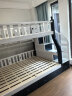 欧梵森（OUFANSEN）欧梵森包安装兰秀 实木儿童床上下床高低床双层双人床 上下铺 梯柜款240CM 上铺宽130下铺宽150 实拍图