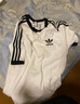 阿迪達(dá)斯 （adidas）t恤男 25夏季新款運(yùn)動服跑步半袖休閑寬松衣服透氣圓領(lǐng)速干短袖男 白色/快干透氣/三條紋/主推款 S 曬單實(shí)拍圖
