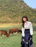 星河漢歌[陳三愿]馬面裙套裝女2025春原創(chuàng  )新款織金黑色國風(fēng)漢服成人半身裙 黑色馬面裙（陳三愿） M 曬單實(shí)拍圖