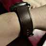 適配華為watch GT/2pro/TicWatch 榮耀magic2保時(shí)捷智能運(yùn)動(dòng)男真皮硅膠手表帶 棕色原線(xiàn) 黑色扣 方尾款 22mm 曬單實(shí)拍圖