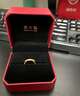 周大福 時(shí)鐘黃金對戒愛(ài)心戒指(工費160)9號約4.2g F222351 曬單實(shí)拍圖