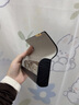MINCITY便攜式皮質(zhì)裝飾眼鏡盒抗壓耐摔色澤亮麗眼鏡收納盒適合大部分眼鏡 黑色  清潔液+眼鏡布 曬單實(shí)拍圖