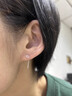 蔓笙S999足銀皇冠耳線女小眾設(shè)計(jì)純銀養(yǎng)耳洞洗睡免摘耳環(huán)簡約百搭耳飾 S999足銀皇冠耳釘【兩只裝】 曬單實(shí)拍圖