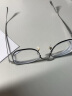 精工(SEIKO)眼镜框男女款全框钛材休闲潮流眼镜架H03097 173 49mm灰色/哑黑色 实拍图