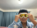 樂(lè)凱奇兒童泳鏡男女童大框護(hù)目鏡舒適高清防霧防水游泳眼鏡可調(diào)節(jié) 白框炫綠片-高清防霧 曬單實(shí)拍圖