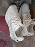 阿迪達斯（adidas）椰子鞋三葉草男鞋女鞋椰子350 Yeezy Boost透氣跑步鞋 HQ6316 白 冰淇淋2.0 43 曬單實(shí)拍圖