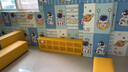 新款玩具兒童收拾架幼兒園鞋架塑料小火車(chē)卡通鞋柜托馬斯鞋柜 黃色 曬單實(shí)拍圖