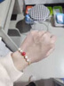 Djin珍珠銀手鏈女士輕奢紅豆朱砂手環(huán)紀念日生日禮物送女友老婆 S077 朱砂珍珠手鏈 曬單實(shí)拍圖