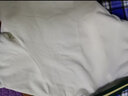積繆 刺繡潮牌男裝翻領(lǐng)polo衫男士修身撞色有領(lǐng)半袖2022夏季新款上衣 白色 XL合適130-140斤 曬單實(shí)拍圖