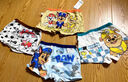 汪汪隊立大功（PAW PATROL）兒童內褲4條裝A類(lèi)男童棉寶寶平角三角褲中小童四角短褲3-9歲寶寶 110 (適合身高100-110cm左右) 曬單實(shí)拍圖