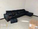 法莎蒂 北歐科技布乳膠沙發(fā)大小戶(hù)型現代簡(jiǎn)約布藝沙發(fā)組合套裝 3.9米單+單+雙+貴妃 70%選擇乳膠海綿坐墊(貓抓皮) 曬單實(shí)拍圖
