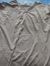 優(yōu)婷菲（YOUTINGFEI）睡裙女夏季莫代爾薄款短袖睡衣夏天寬松大碼連衣裙女士家居服 MZ-94006湖綠 M 曬單實拍圖