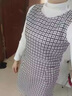 皮爾卡丹（pierre cardin）小香風(fēng)連衣裙女2025秋冬新款氣質(zhì)顯瘦背帶套裝裙子大碼顯瘦馬甲裙 黑裙子+贈打底衫 L 【建議100-115斤】 曬單實拍圖