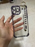 情侶兔帶鏡頭膜蘋(píng)果16Promax手機殼腕帶iPhone15Promax斜挎掛繩14pm四角氣囊13透明12硅膠支架11背帶全包 （暗紫）*鏡頭膜+腕帶單殼 蘋(píng)果14Promax 曬單實(shí)拍圖