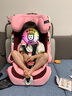 感恩（ganen） 感恩兒童安全座椅 阿瑞斯鋼骨架汽車坐椅isofix接口 9個(gè)月-12歲 公主粉-鋼骨架isofix硬接口 曬單實(shí)拍圖