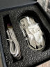 狼蛛（AULA）SC660透明无线蓝牙鼠标女生男生通用 三模连接 轻量化鼠标 type-C充电游戏办公电竞鼠标 月见白 晒单实拍图