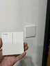 國際電工智能免布線無線遠(yuǎn)程遙控開關(guān)控制器220v面板雙控臥室燈床頭隨意貼 白色二開：1個(gè)主開關(guān)+2個(gè)隨意貼 曬單實(shí)拍圖