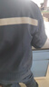 乾朗 乾朗 春秋防靜電工作服套裝男女長袖厚款耐磨勞保服帶反光條電焊工服汽修工程服加油站電力局工裝可定制logo 藏藍色春秋套裝175 曬單實拍圖