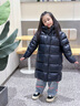 高梵黑金3.0兒童鵝絨服親子裝小火山旗艦系列男女童長(cháng)款羽絨服 黑色 130cm 曬單實(shí)拍圖