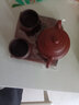 吟藝閣 紫砂品茗杯宜興原礦紫朱泥小品杯功夫茶杯小容量 禮盒裝 品茗杯 六只裝 30ml 曬單實拍圖