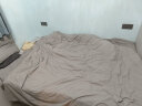 京东京造 24支纯棉仿麻空气洗四件套 A类被套床单枕套 1.8米床 慕沙云灰 实拍图