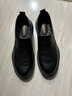 莫奈德品牌商務(wù)休閑鞋男潮流新款厚底男鞋防滑懶人鞋時(shí)尚大頭增高皮鞋男 黑色【增高款】 41 曬單實(shí)拍圖