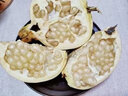GANXIAN安徽懷遠白玉石榴【現摘現發(fā)】白花玉石籽 新鮮三白薄皮硬籽石榴 白花玉石籽 凈重8斤以上（9枚超大果）手提禮盒裝 曬單實(shí)拍圖