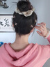 唐芙妮碎發(fā)整理神器2024新款發(fā)夾女后腦勺隱形發(fā)卡插梳拉拉發(fā)梳頭飾夾子 花朵彩金圓球發(fā)梳2件套 曬單實拍圖