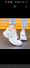 斯凱奇（Skechers）女鞋運(yùn)動鞋女秋季新款減震耐磨跑步鞋子女夏季皮面防水休閑慢跑鞋 白色 37 曬單實拍圖
