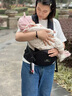 紐貝樂腰凳嬰兒背帶前抱式寶寶抱娃神器前后兩用X型夏季透氣小孩坐凳 星夜黑：一鍵調(diào)松緊，6點式分壓 曬單實拍圖