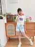 NICKYBABY女童運動短褲夏季2025新款女孩褲子網(wǎng)眼冰絲褲薄款兒童透氣速干褲 18441橘粉色 120 cm 曬單實拍圖