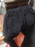雪凡茜高腰牛仔褲女裝九分哈倫褲老爹女士褲子2025年新款顯瘦春秋8121 黑色 M 建議106-120斤 曬單實(shí)拍圖