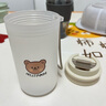 沃德百惠（WORTHBUY）水杯高顏值塑料兒童便攜學(xué)生隨手杯女夏天運(yùn)動(dòng)水杯男耐摔上學(xué)專用 水壺【350ml】 曬單實(shí)拍圖