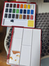 輝柏嘉（Faber-castell）【熱門(mén)商品】固體水彩固體水彩顏料水彩套裝畫(huà)畫(huà)套裝圣誕元旦新年禮物 24色固體水彩 曬單實(shí)拍圖