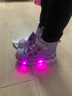 Skechers斯凱奇閃燈鞋童鞋兒童靴子女冬發(fā)光鞋保暖大童鞋302668L 曬單實(shí)拍圖