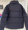 FILA FUSION斐樂(lè )潮牌情侶款羽絨服時(shí)尚立領(lǐng)上衣外套男女同款羽絨服 正黑色-BK 情侶款 M 曬單實(shí)拍圖