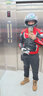Alpinestars T-GP a星夏季摩托車(chē)騎行服網(wǎng)眼防摔摩托服機車(chē)服男 亮紅黑白 M 曬單實(shí)拍圖