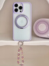 名創(chuàng)優(yōu)品（MINISO）【100%好評】適用蘋果16ProMax手機殼iPhone16Pro保護(hù)殼磁吸防摔全包磨砂防指紋360°旋轉(zhuǎn)支架女 【淡紫色】舒適手感 | 無感支架 |氣囊防摔 iPhone  曬單實拍圖