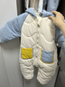 G.DUCKKIDS新生兒冬季外出抱衣棉服嬰兒冬裝加厚衣服寶寶秋冬連體衣保暖夾棉 深藍(lán)色 標(biāo)準(zhǔn)尺碼 青蛙棉服 90cm (90cm) 曬單實(shí)拍圖