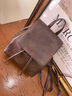 CHALL KITTY七夕包包女包牛皮雙肩包復古旅行包百搭大學(xué)生初中女生真皮小背包 ck風(fēng)大容量高級感小眾【復古棕】 曬單實(shí)拍圖