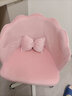 手逗花瓣椅旋轉臥室化妝椅梳妝臺凳升降電腦椅宿舍學(xué)習蓮花椅辦公椅子 公主粉【乳膠款】（送蝴蝶抱枕） 曬單實(shí)拍圖