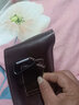 手機(jī)腰包男新款真皮穿皮帶多功能豎款手機(jī)包雙層薄款牛皮防水腰包 豎款 咖色【單層】 6.5英寸 曬單實(shí)拍圖