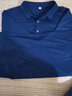 恒源祥短袖T恤男士休閑翻領(lǐng)純色含桑蠶絲夏季薄款潮流Polo衫上衣 曬單實(shí)拍圖