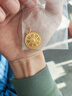 六桂福珠寶復(fù)購黃金吊墜八寶福盤足金吊墜鎖骨鏈項墜JH0600420(大版)8.65g 曬單實拍圖